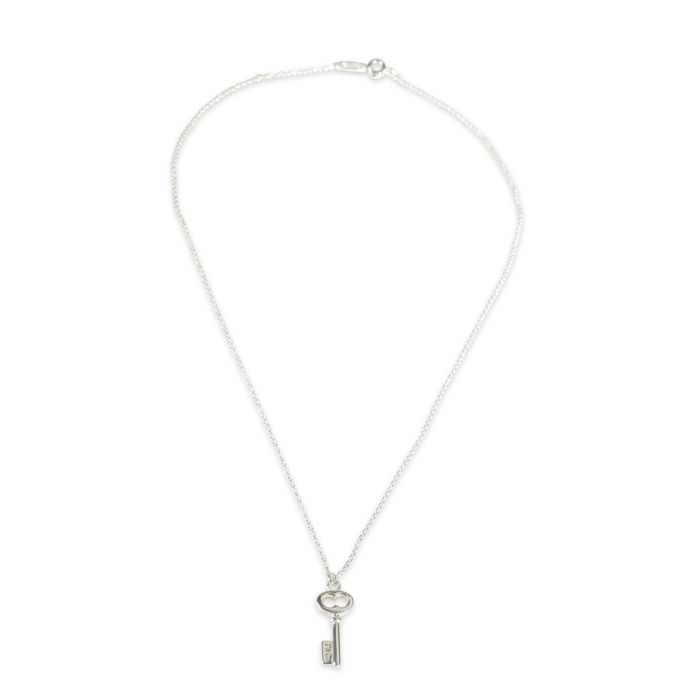Tiffany & Co. Sterling Silver  Mini Key Pendant - Picture 2 of 4